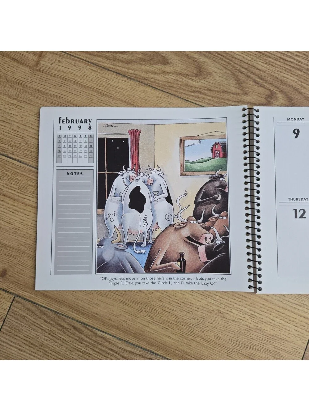 Gary Larson The Far Side Desk Calendar Lot of 3 1994 1995 1998 UNMARKED